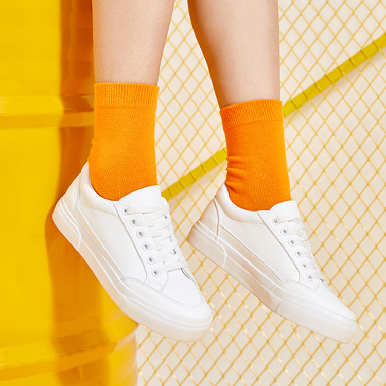 Outdoor Fashion Anti Slip Walking Sneakers White Flat Casual Shoes For Men Women